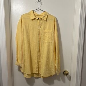 GAP Yellow Long Sleeve Shirt